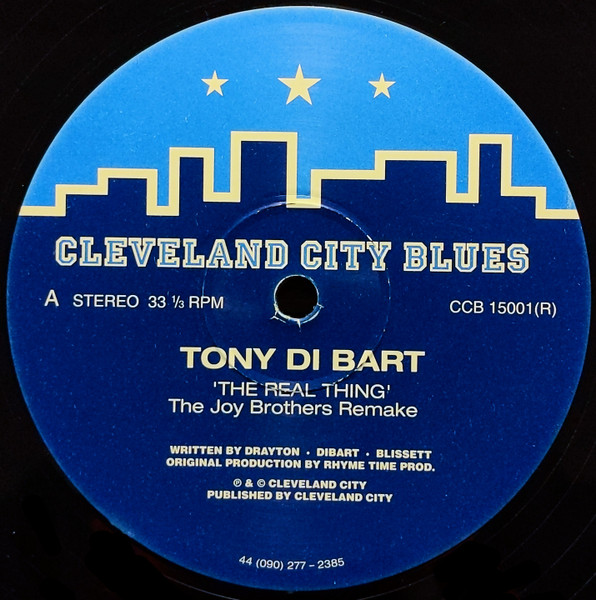Tony Di Bart - Real Thing - Used Vinyl Record 12" image 2