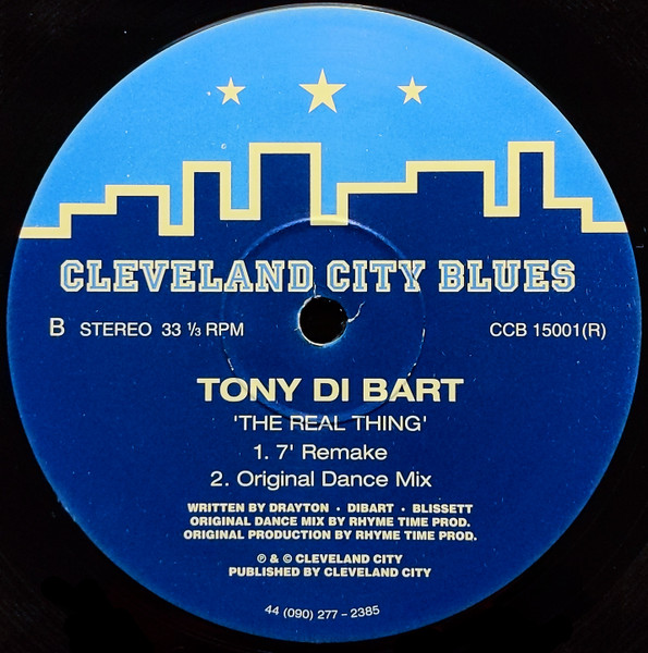 Tony Di Bart - Real Thing - Used Vinyl Record 12" image 3