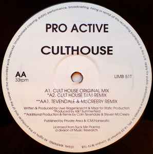 Pro-Active - Culthouse - Used Vinyl Record 12" image 1
