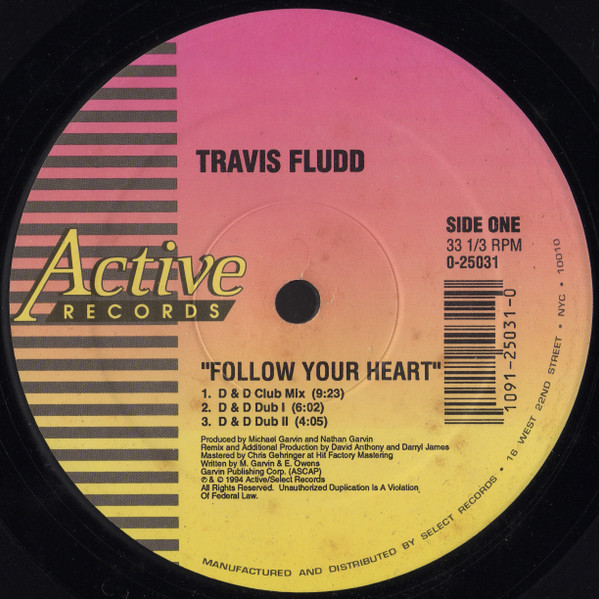 Travis Fludd - Follow Your Heart - Used Vinyl Record 12" image 2