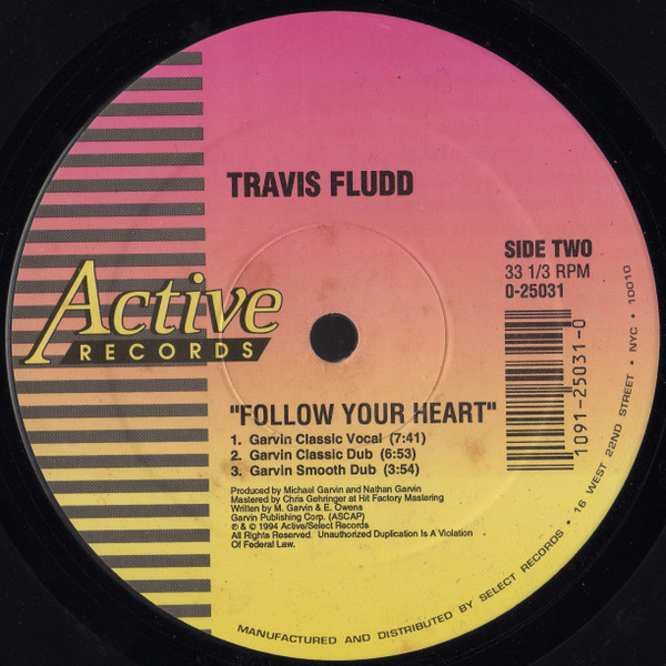Travis Fludd - Follow Your Heart - Used Vinyl Record 12" image 3