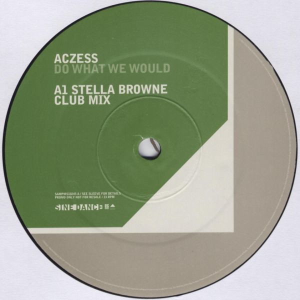Aczess - Do What We Would - Used Vinyl Record 12" image 2