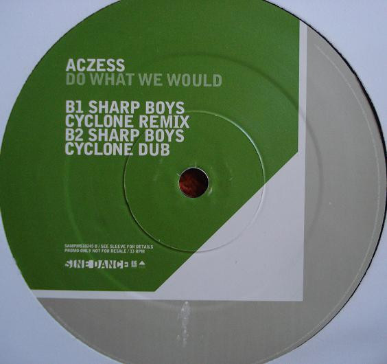 Aczess - Do What We Would - Used Vinyl Record 12" image 3