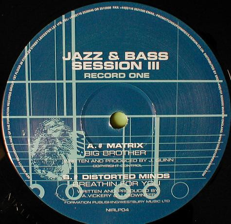 DJ SS - Jazz & Bass Session III - Vinyl Record 12" image 3