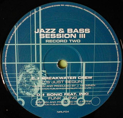 DJ SS - Jazz & Bass Session III - Vinyl Record 12" image 4