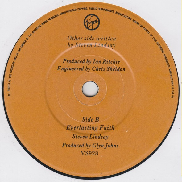 Big Dish - Christina's World - Used Vinyl Record 7" image 4
