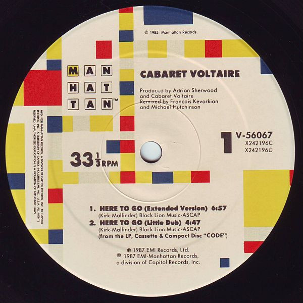Cabaret Voltaire - Here To Go - Used Vinyl Record 12" image 2