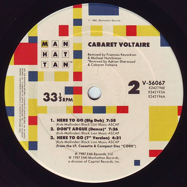 Cabaret Voltaire - Here To Go - Used Vinyl Record 12" image 3