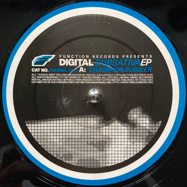 Digital - Dubsativa EP - Used Vinyl Record 12" image 3