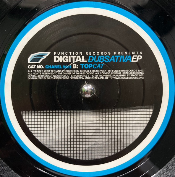 Digital - Dubsativa EP - Used Vinyl Record 12" image 4