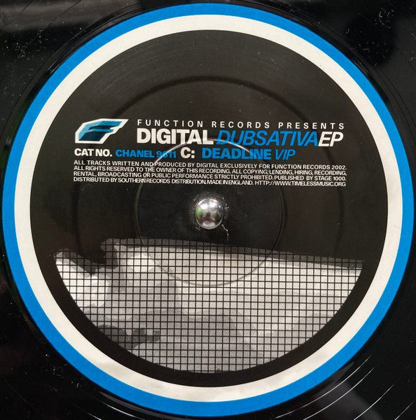 Digital - Dubsativa EP - Used Vinyl Record 12" image 5