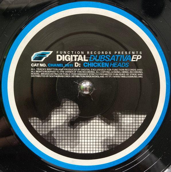 Digital - Dubsativa EP - Used Vinyl Record 12" image 6