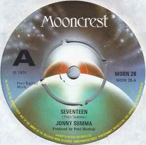 Jonny Summa - Seventeen - Used Vinyl Record 7" image 1