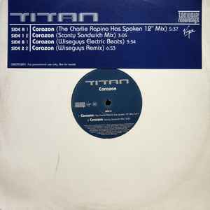 Titan - Corazon - Used Vinyl Record 12" image 1
