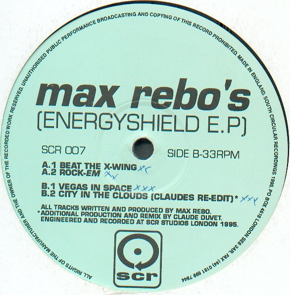 Max Rebo - Energyshield E.P - Used Vinyl Record 12" image 3