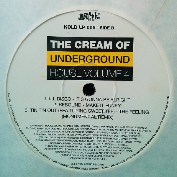 Various - Cream Of Underground House Volume 4 - Vinyl Record image 4