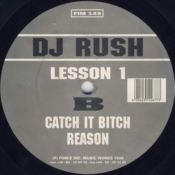 DJ Rush - Lesson I - Used Vinyl Record 12" image 2