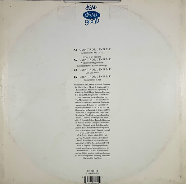 Oceanic - Controlling Me - Used Vinyl Record 12" image 2
