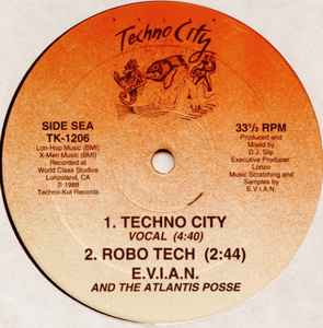 E.V.I.A.N. - Techno City - Vinyl Record 12" image 1