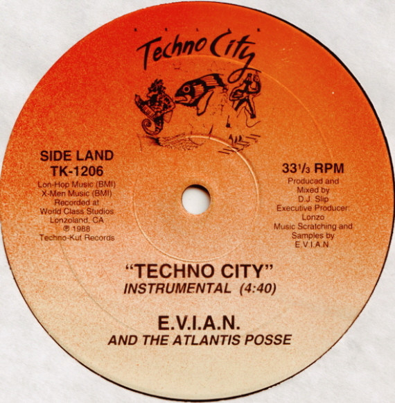 E.V.I.A.N. - Techno City - Vinyl Record 12" image 2