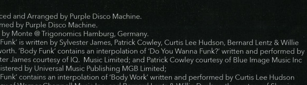 Purple Disco Machine - Body Funk - Vinyl Record 12" image 3