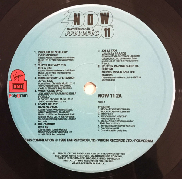 Various - Now That's What I Call Music 11 - Used Vinyl Record image 3