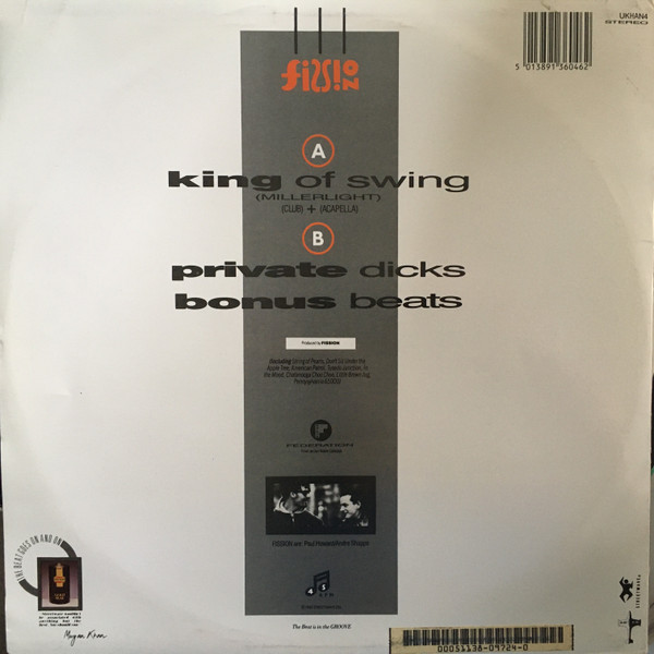 Fission - King Of Swing - Used Vinyl Record 12" image 2