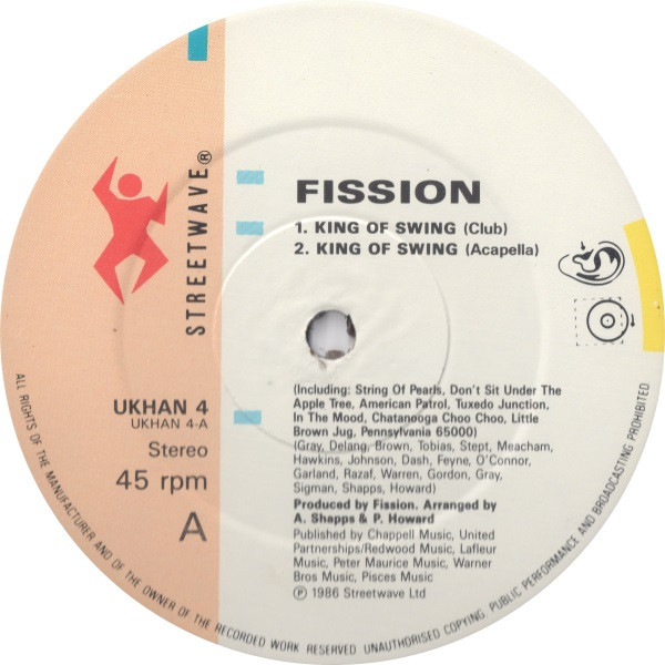 Fission - King Of Swing - Used Vinyl Record 12" image 3