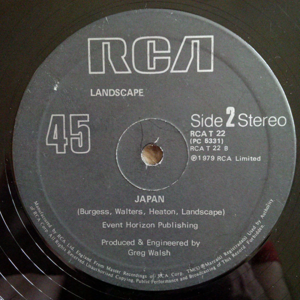 Landscape - Einstein A Go-Go - Used Vinyl Record 12" image 2