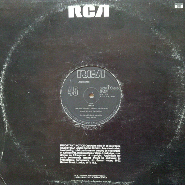 Landscape - Einstein A Go-Go - Used Vinyl Record 12" image 4