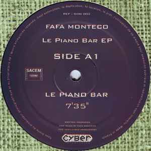 Fafa Monteco - Le Piano Bar EP - Used Vinyl Record 12" image 1
