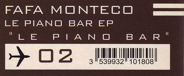 Fafa Monteco - Le Piano Bar EP - Used Vinyl Record 12" image 3