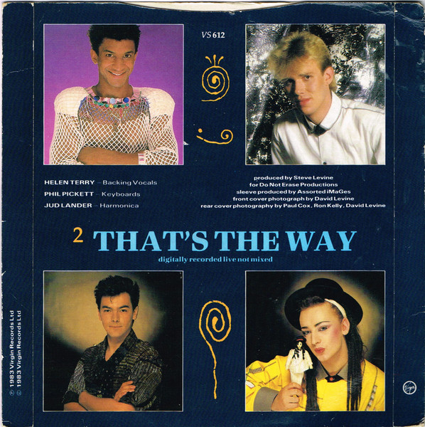 Culture Club - Karma Chameleon - Used Vinyl Record 7" image 2