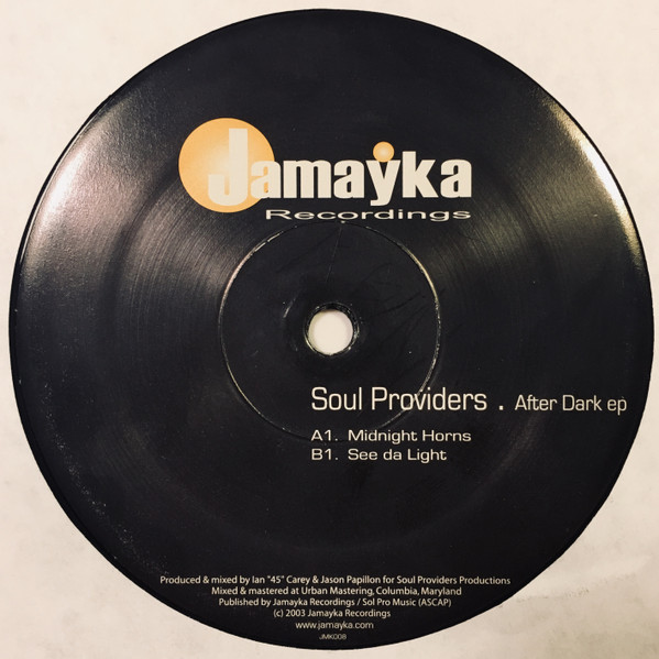 Soul Providers - After Dark EP - Used Vinyl Record 12" image 3