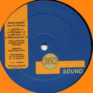 Ritmik Delirium - Back On The Beat - Used Vinyl Record 12" image 1