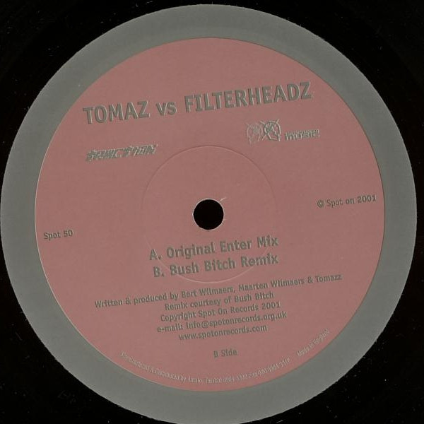 Tomaz vs. Filterhead - More House - Used Vinyl Record 12" image 3