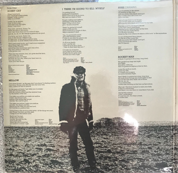 Elton John - Honky Chateau - Used Vinyl Record image 2