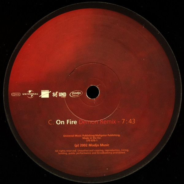 Modjo - On Fire - Used Vinyl Record 12" image 5