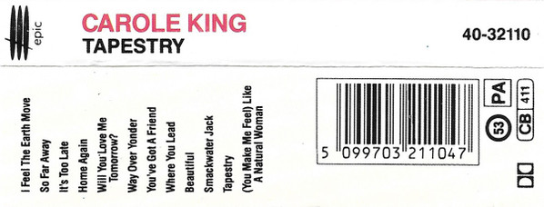Carole King - Tapestry - Used Cassette image 2