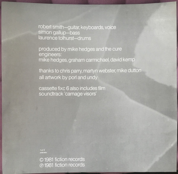 Cure - Faith - Used Vinyl Record image 5