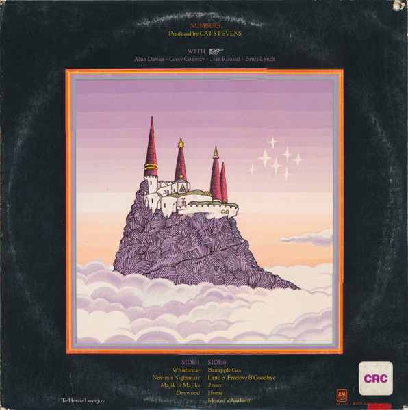 Cat Stevens - Numbers - Used Vinyl Record image 2