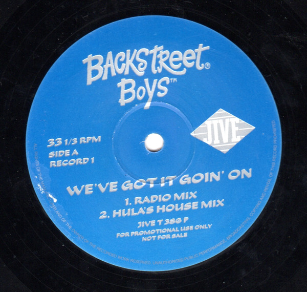 Backstreet Boys - We've Got It Goin' On - Used Vinyl Record 1 image 3