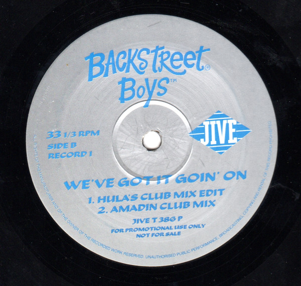 Backstreet Boys - We've Got It Goin' On - Used Vinyl Record 1 image 4