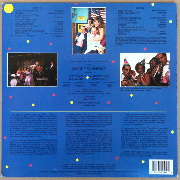 Mike Craver - Oil City Symphony: The Original Cast Recording - Used V image 2