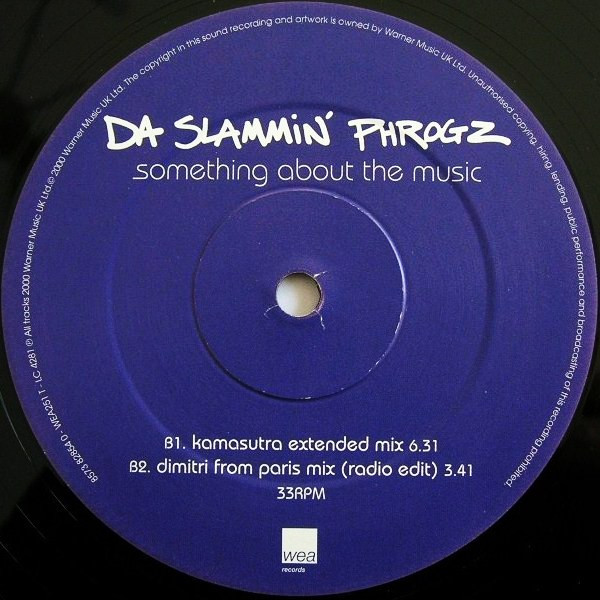 Da Slammin' Phrogz - Something About The Music - Used Vinyl Record 12 image 4