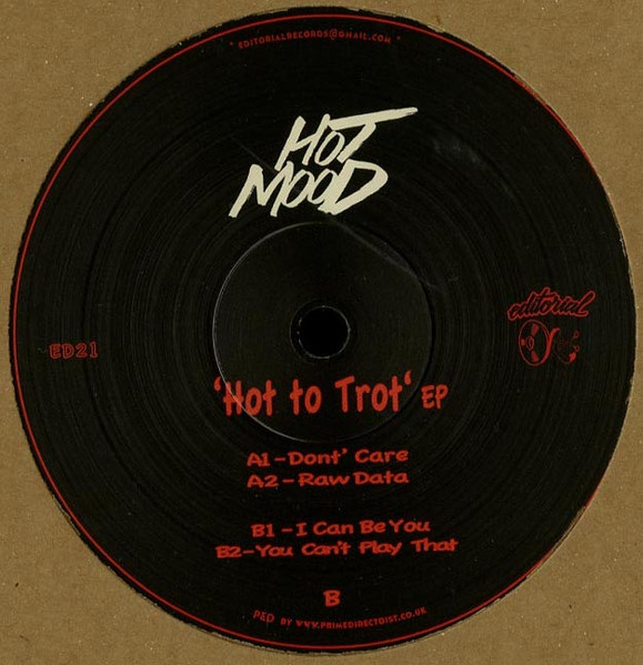 Hotmood - Hot To Trot EP - Vinyl Record 12" image 2