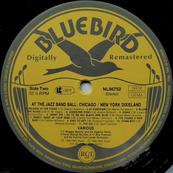 Various - At The Jazz Band Ball - Chicago/New York Dixieland - Used Viny image 4