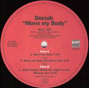 Dorzak - Move My Body - Used Vinyl Record 12" image 1