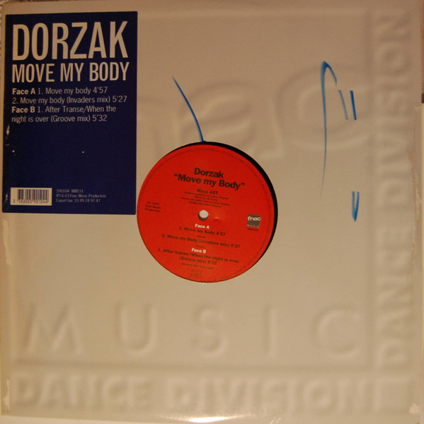 Dorzak - Move My Body - Used Vinyl Record 12" image 2