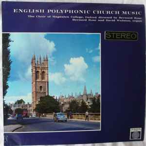 Magdalen College Cho - English Polyphonic Church Music - Used Vinyl image 1